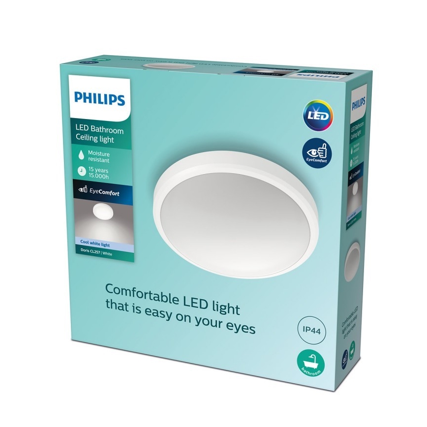 Philips - Iluminação de teto de casa de banho LED LED/17W/230V 4000K IP44