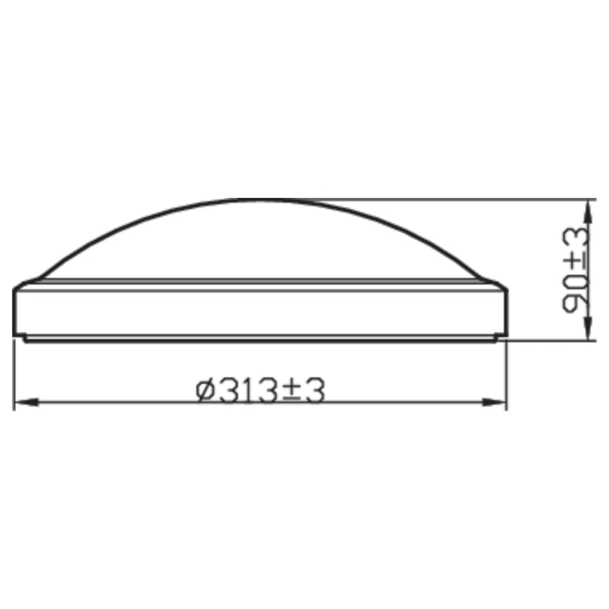 Philips - Iluminação de teto de casa de banho LED LED/17W/230V IP44