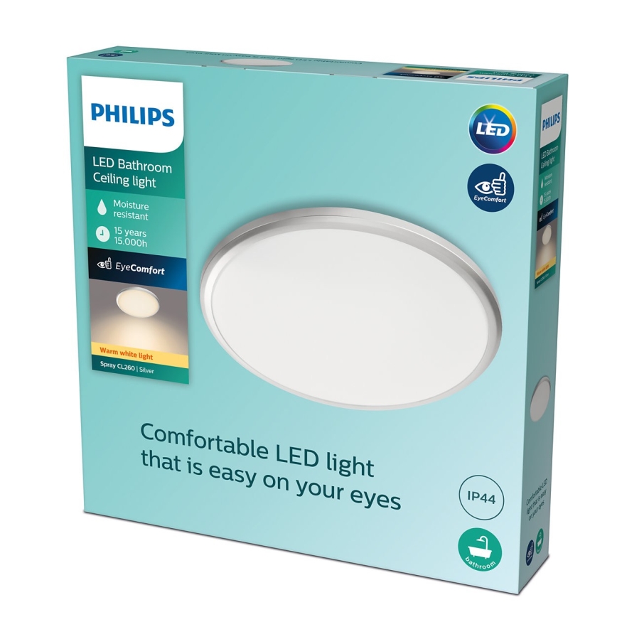 Philips - Iluminação de teto de casa de banho LED LED/12W/230V IP44