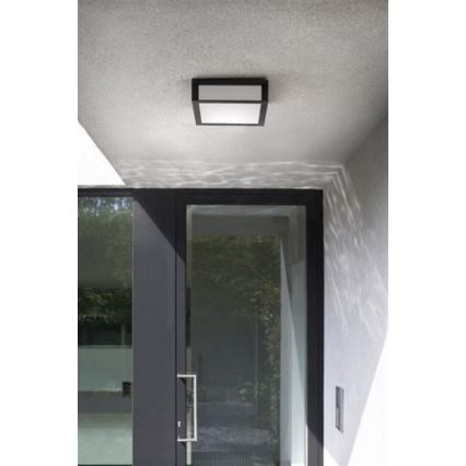 Philips - Iluminação de teto exterior SKIES 2xE27/14W/230V IP44 antracite