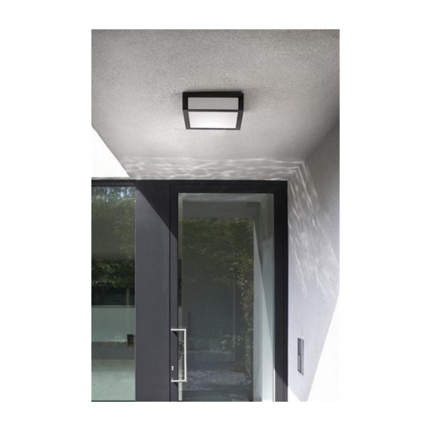 Philips - Iluminação de teto exterior SKIES 2xE27/14W/230V IP44 antracite
