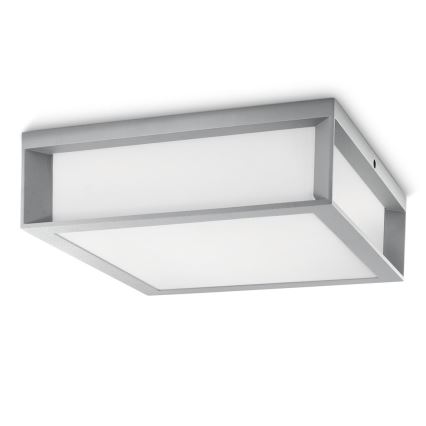 Philips - Iluminação de teto exterior SKIES 2xE27/14W/230V IP44 cinzenta