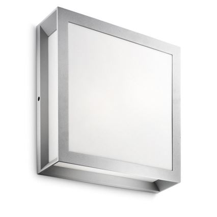 Philips - Iluminação de teto exterior SKIES 2xE27/14W/230V IP44 cinzenta