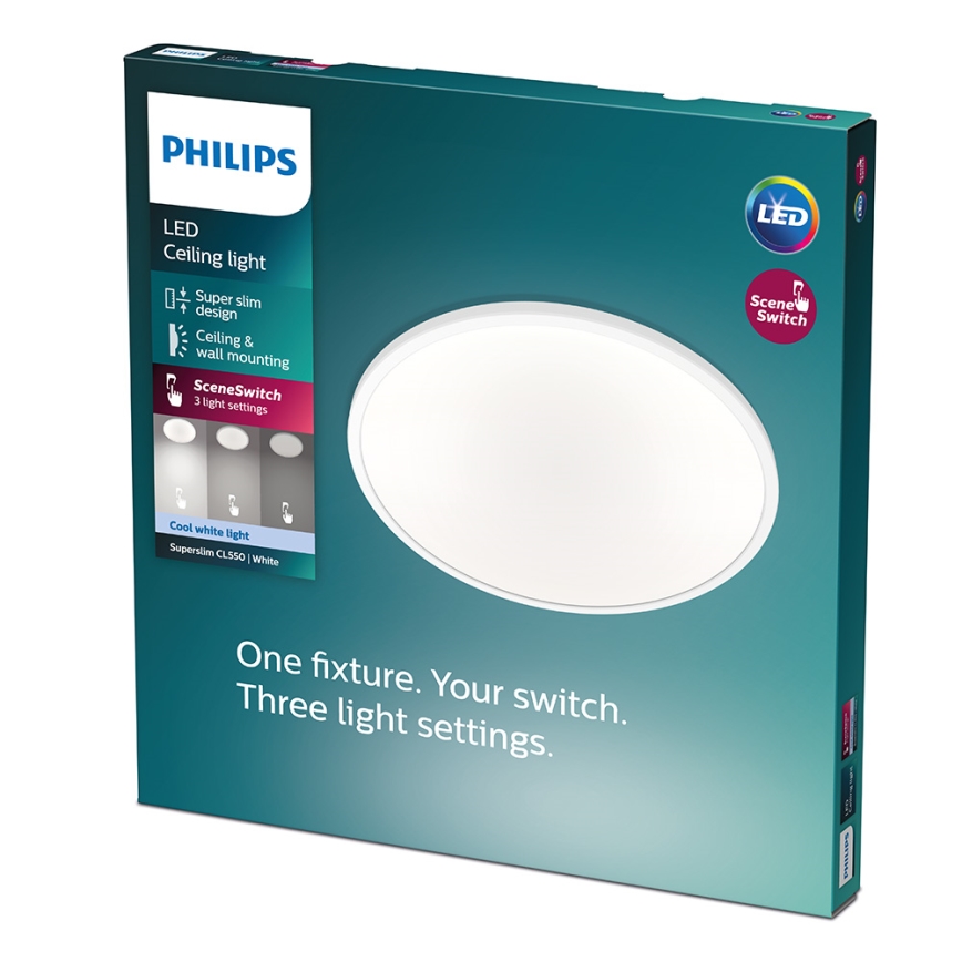Philips - Iluminação de teto LED com regulação 1xLED/18W/230V 4,000K