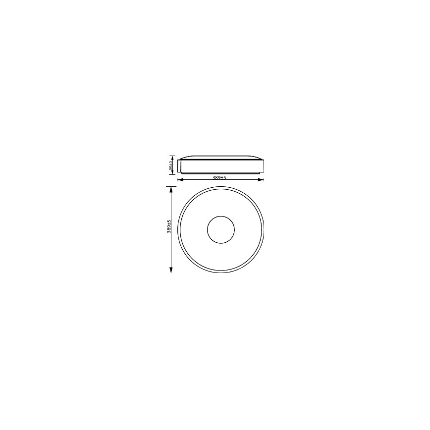Philips - Iluminação de teto LED com regulação COINER SCENE SWITCH LED/24W/230V 2700K branco