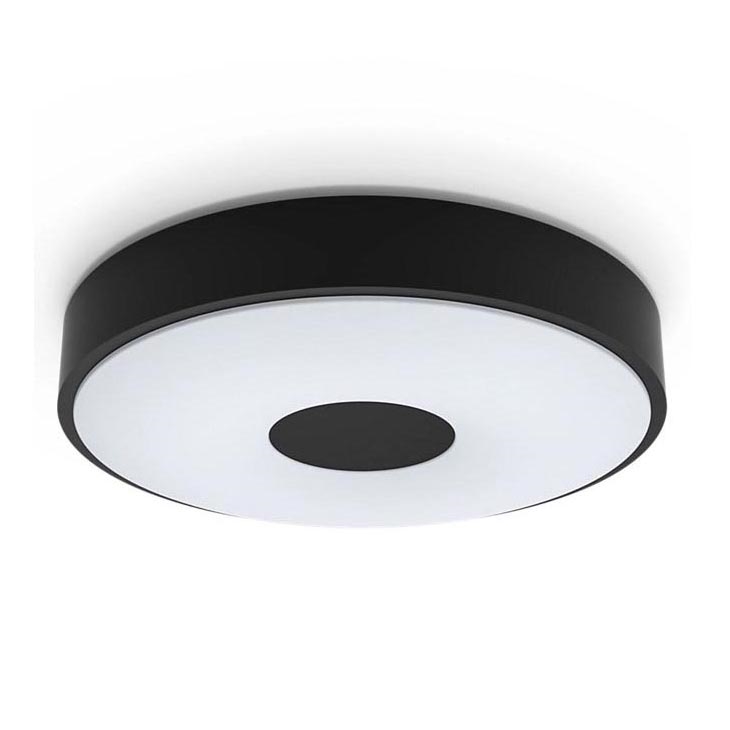 Philips - Iluminação de teto LED com regulação COINER SCENE SWITCH LED/24W/230V 2700K preto