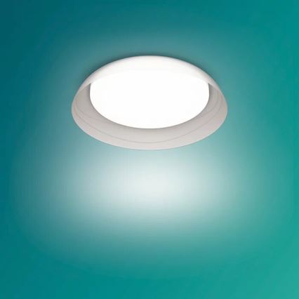 Philips - Iluminação de teto LED com regulação FLETA SCENE SWITCH LED/10W/230V 4000K transparente