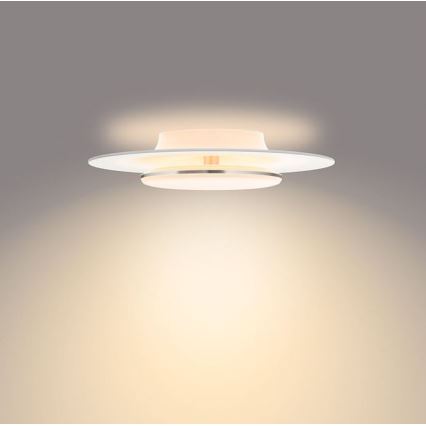 Philips- Iluminação de teto LED com regulação SCENE SWITCH LED/30W/230V 2700K prateado