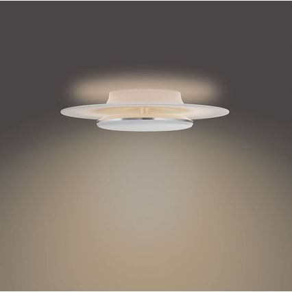 Philips- Iluminação de teto LED com regulação SCENE SWITCH LED/30W/230V 2700K prateado