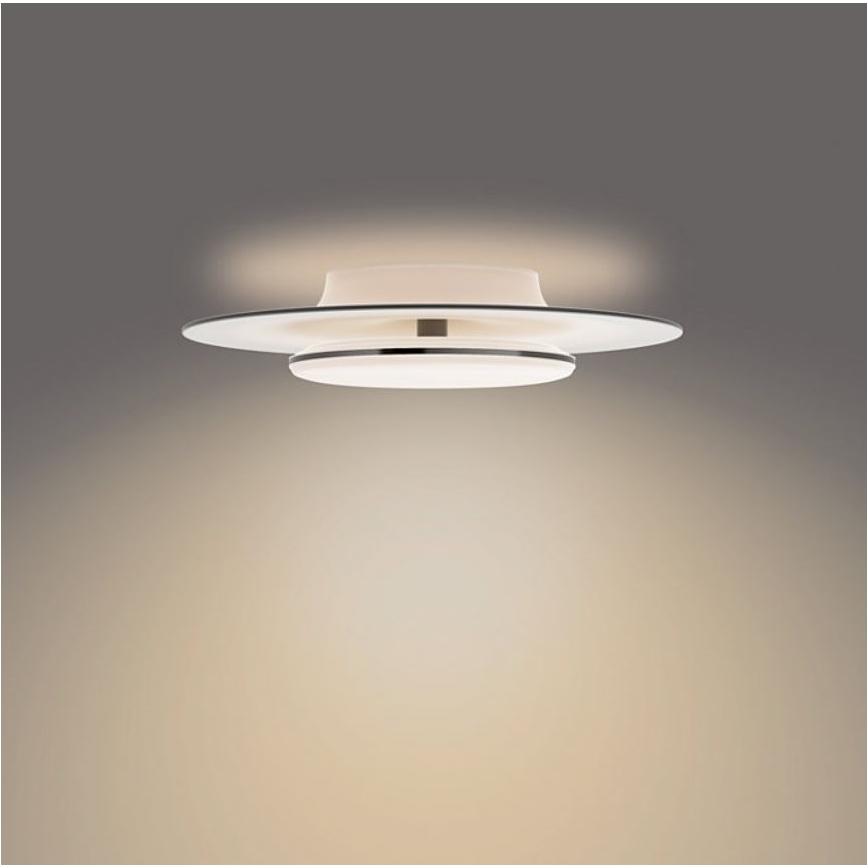 Philips- Iluminação de teto LED com regulação SCENE SWITCH LED/30W/230V 2700K preto