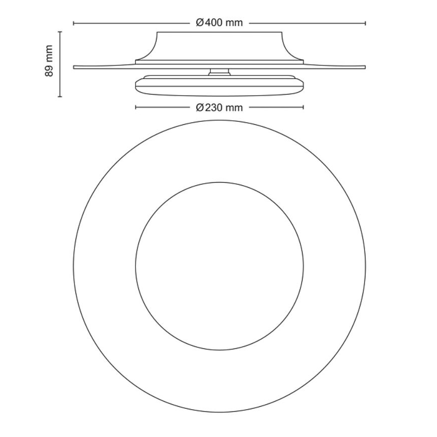 Philips- Iluminação de teto LED com regulação SCENE SWITCH LED/30W/230V 4000K prateado
