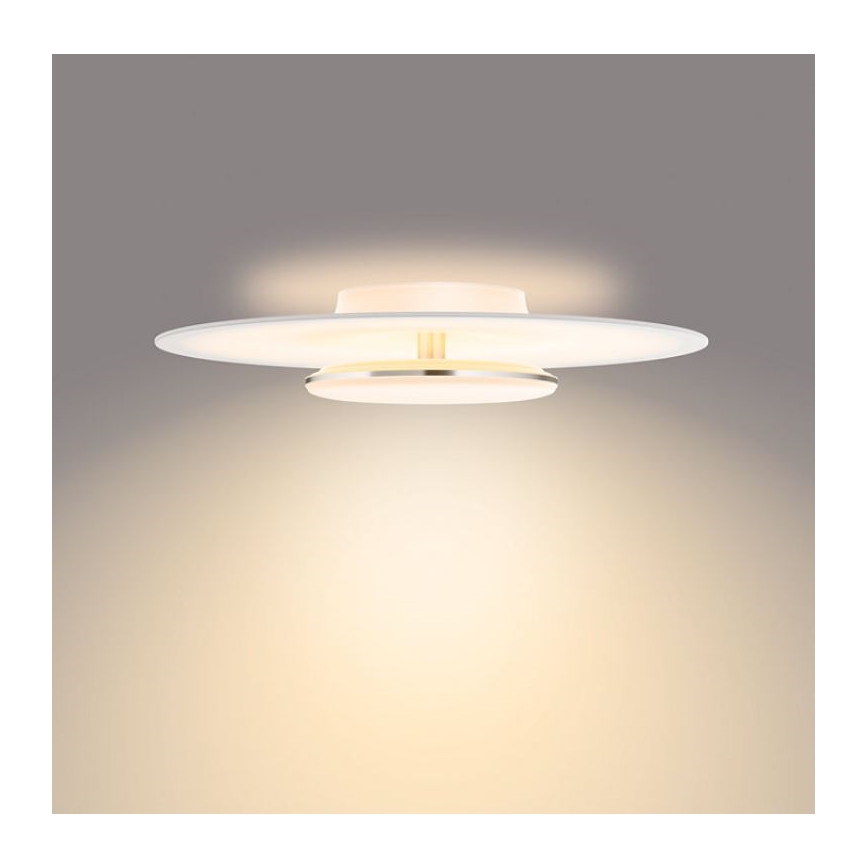 Philips- Iluminação de teto LED com regulação SCENE SWITCH LED/40W/230V 2700K prateado