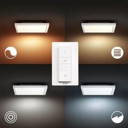 Philips - Iluminação de teto LED com regulação Hue LED/19W/230V 2200-6500K + controlo remoto
