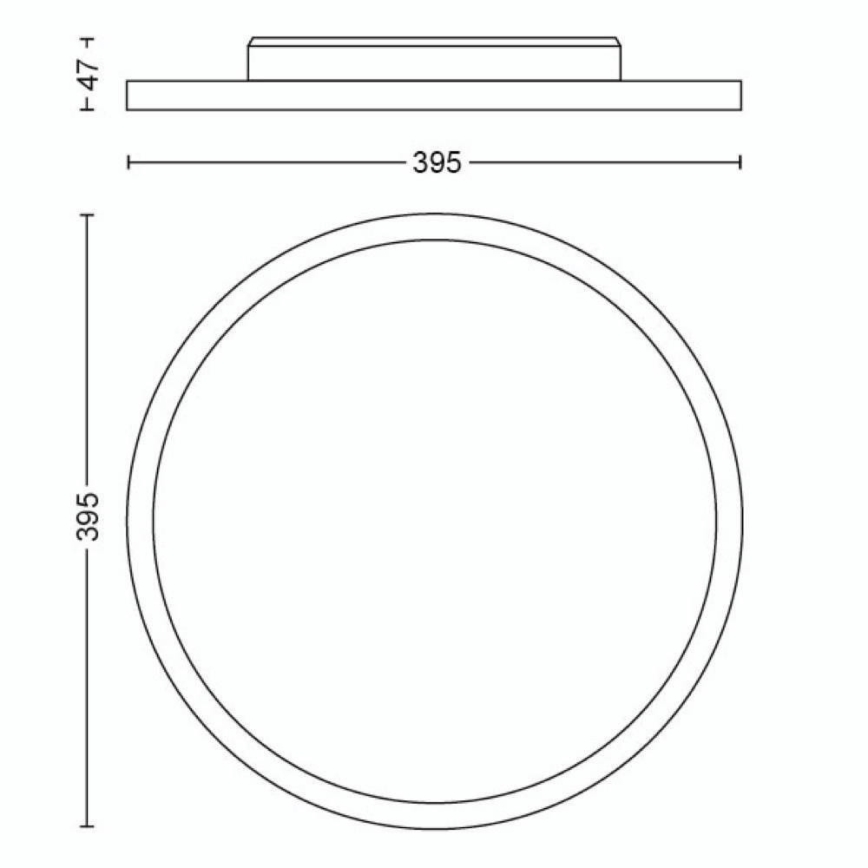 Philips - Iluminação de teto LED com regulação Hue LED/19W/230V 2200-6500K + controlo remoto