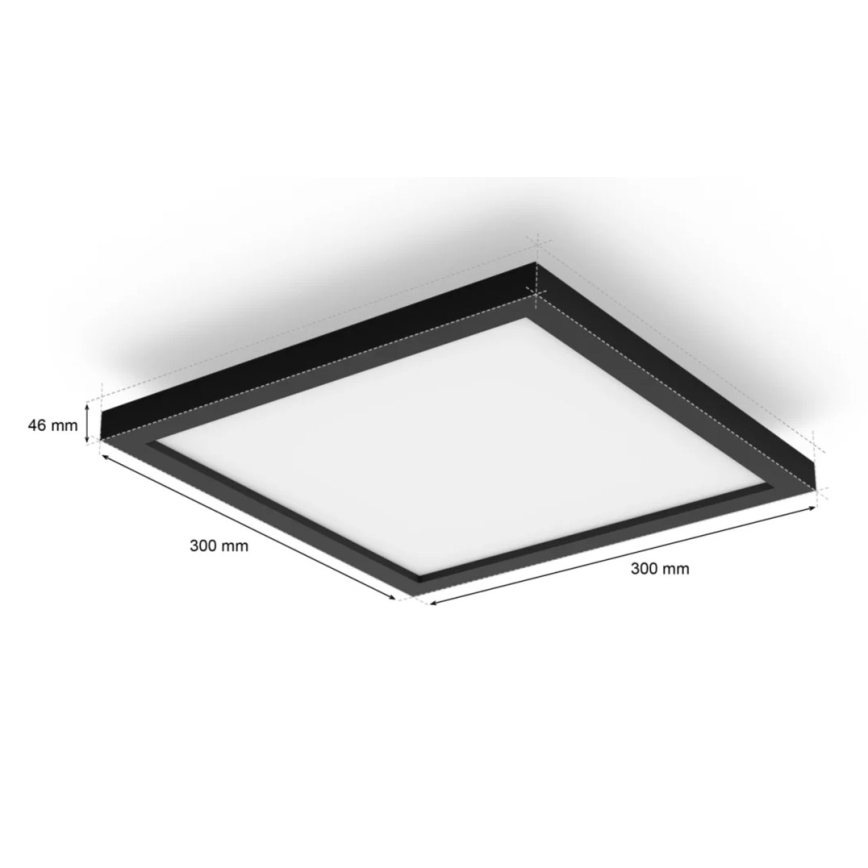 Philips - Iluminação de teto LED com regulação Hue AURELLE LED/19W/230V + controlo remoto