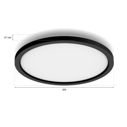Philips - Iluminação de teto LED com regulação Hue AURELLE LED/24,5W/230V + controlo remoto