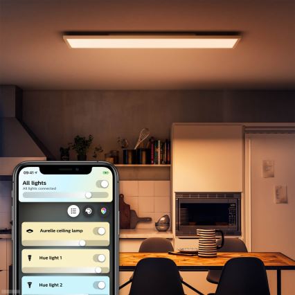 Philips - Iluminação de teto LED com regulação Hue LED/39W/230V 2200-6500K + controlo remoto