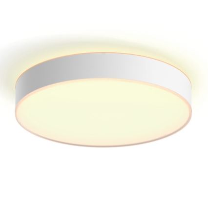 Philips - Iluminação de teto LED com regulação Hue LED/33,5W/230V 2200-6500K diâmetro 425 mm branco + controlo remoto