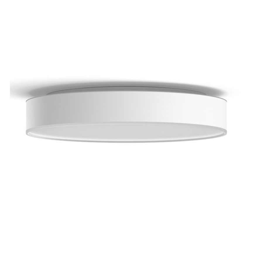 Philips - Iluminação de teto LED com regulação Hue LED/33,5W/230V 2200-6500K diâmetro 425 mm branco + controlo remoto