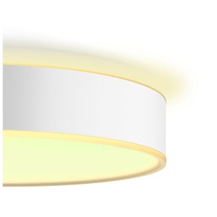 Philips - Iluminação de teto LED com regulação Hue LED/33,5W/230V 2200-6500K diâmetro 425 mm branco + controlo remoto