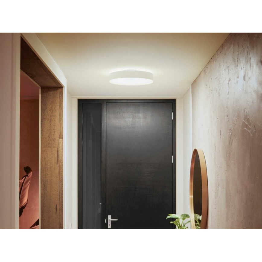 Philips - Iluminação de teto LED com regulação Hue LED/19,2W/230V 2200-6500K diâmetro 381 mm branco + controlo remoto