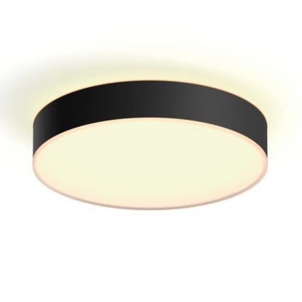Philips - Iluminação de teto LED com regulação Hue LED/19,2W/230V 2200-6500K diâmetro 381 mm preto + controlo remoto
