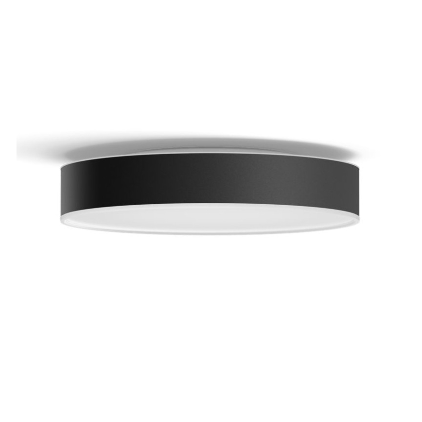 Philips - Iluminação de teto LED com regulação Hue LED/19,2W/230V 2200-6500K diâmetro 381 mm preto + controlo remoto
