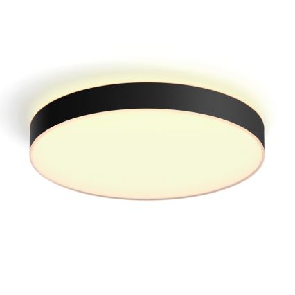 Philips - Iluminação de teto LED com regulação Hue LED/48W/230V 2200-6500K diâmetro 551 mm preto + controlo remoto