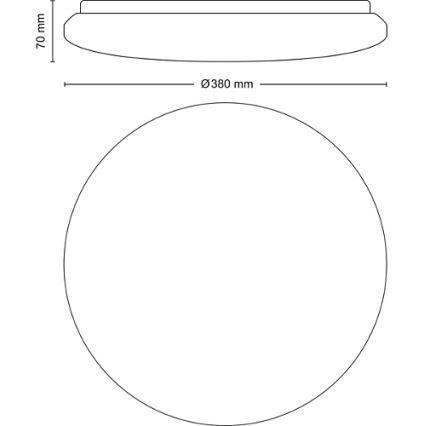 Philips - Iluminação de teto LED com regulação LED/24W/230V 2700-6500K + controlo remoto