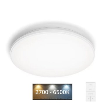 Philips - Iluminação de teto LED com regulação LED/24W/230V 2700-6500K + controlo remoto