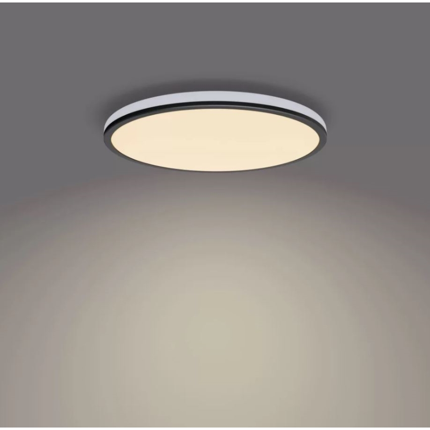 Philips - Iluminação de teto LED com regulação SCENE SWITCH LED/18W/230V diâmetro 30 cm 2700K preto