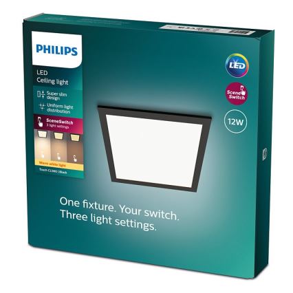 Philips - Iluminação de teto LED com regulação SCENE SWITCH LED/12W/230V 2700K