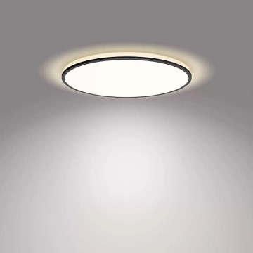 Philips - Iluminação de teto LED com regulação SCENE SWITCH LED/22W/230V diâmetro 40 cm 4000K preto