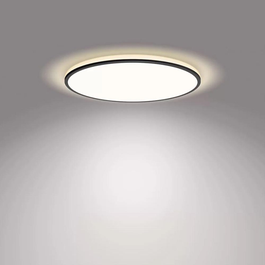 Philips - Iluminação de teto LED com regulação SCENE SWITCH LED/22W/230V diâmetro 40 cm 4000K preto