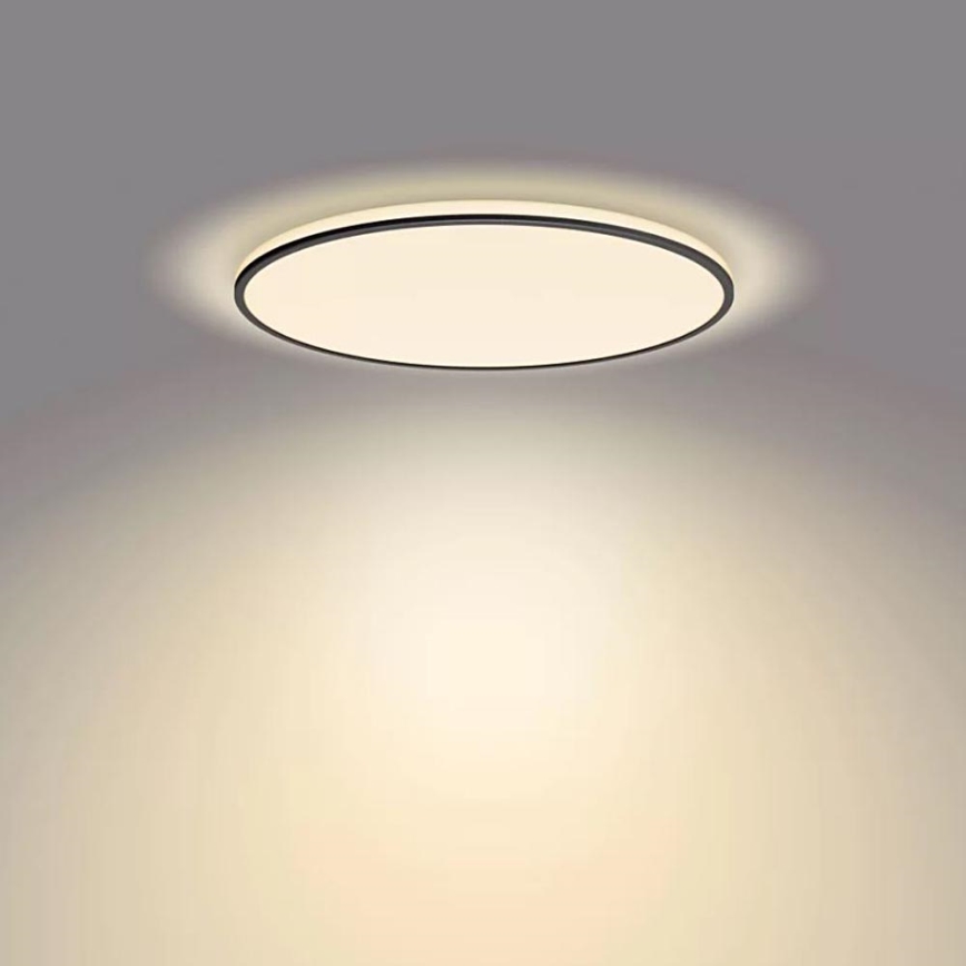 Philips - Iluminação de teto LED com regulação SCENE SWITCH LED/36W/230V diâmetro 50 cm 2700K preto