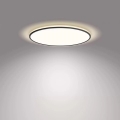 Philips - Iluminação de teto LED com regulação SCENE SWITCH LED/36W/230V diâmetro 50 cm 4000K preto