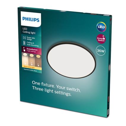 Philips - Iluminação de teto LED com regulação SCENE SWITCH LED/36W/230V