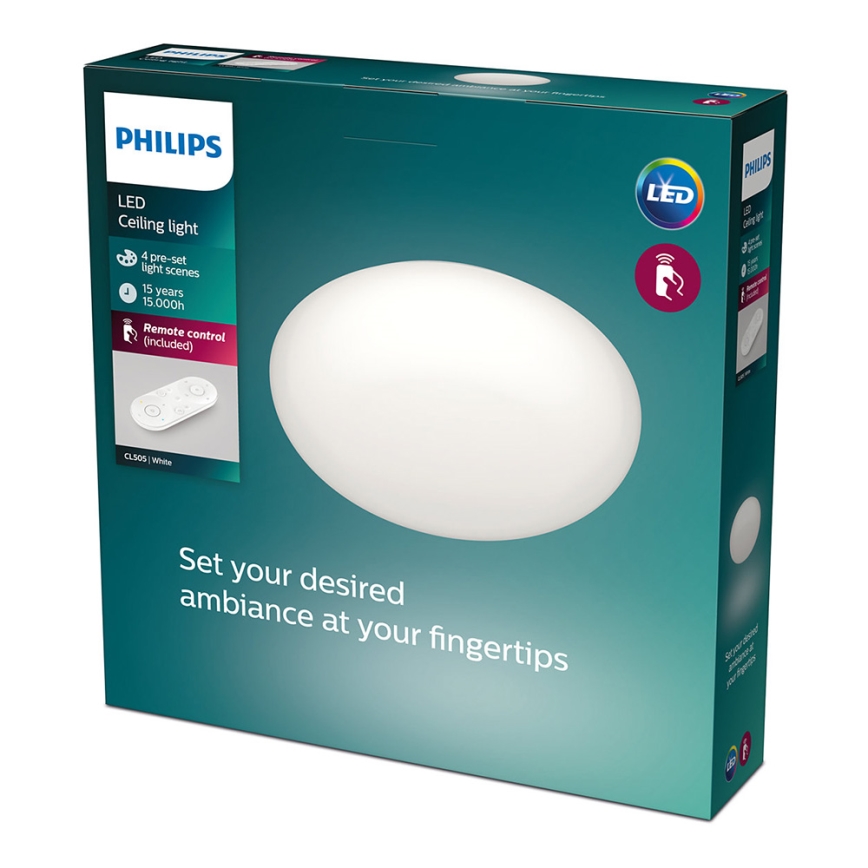 Philips - Iluminação de teto LED com regulação 1xLED/23W/230V + CR