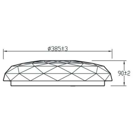 Philips - Iluminação de teto LED com regulação LED/23W/230V 2700-6500K + CR
