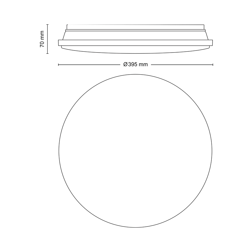 Philips - Iluminação de teto LED com regulação LED/24W/230V 2700-6500K + controlo remoto