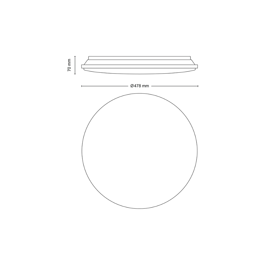 Philips - Iluminação de teto LED com regulação LED/40W/230V 2700-6500K + controlo remoto