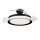 Philips- Iluminação de teto LED com ventoinha BLISS LED/35W/230V 5500/4000/2700K preto + comando
