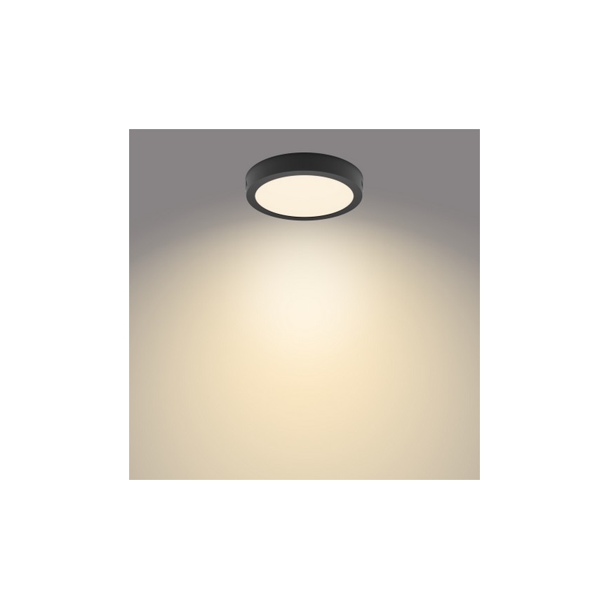Philips - Iluminação de teto LED LED/12W/230V 2700K preta