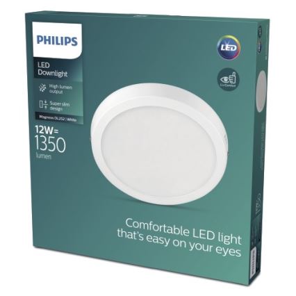 Philips - Iluminação de teto LED LED/12W/230V 4000K branca