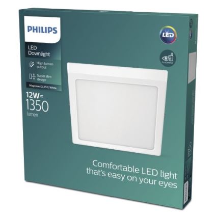 Philips - Iluminação de teto LED LED/12W/230V 4000K branca