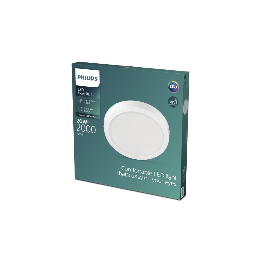 Philips - Iluminação de teto LED LED/20W/230V 2700K branca