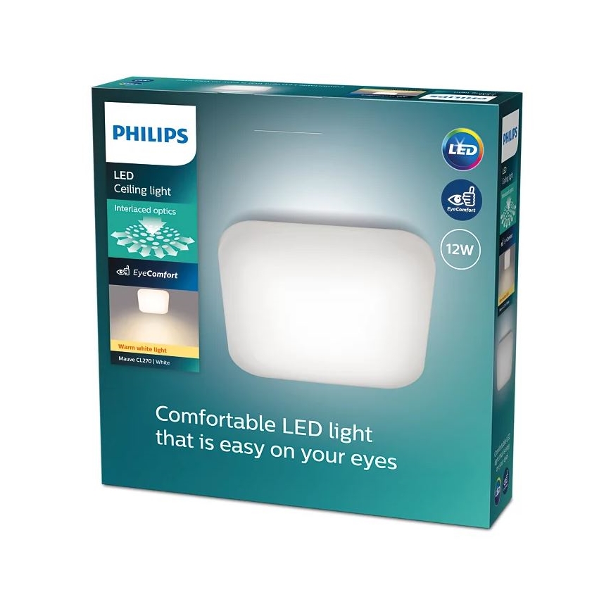 Philips - Iluminação de teto LED LED/12W/230V 2700K