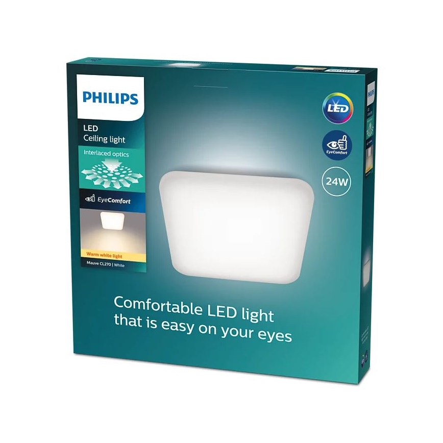 Philips - Iluminação de teto LED LED/24W/230V 2700K