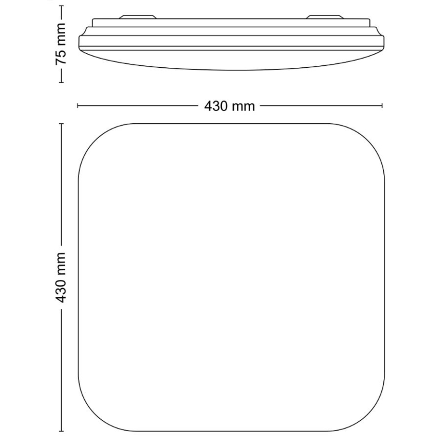 Philips - Iluminação de teto LED LED/24W/230V 4000K