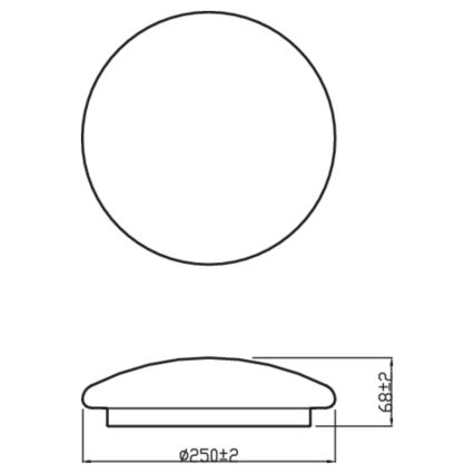 Philips - Iluminação de teto LED MOIRE CL200 LED/10W/230V